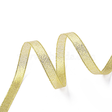 Glitter Metallic Ribbon(RS10mmY-G)-3
