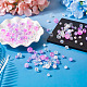 Transparent & Opaque Acrylic Bead(OACR-TAC0002-08F)-6
