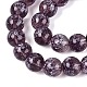 Transparent Half Spray Painted Glass Beads Strands(GLAA-Q110-02A-10)-3