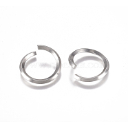 304 Stainless Steel Jump Rings, Open Jump Rings, Round Ring, Stainless Steel Color, 10 Gauge, 21x2.5mm, Inner Diameter: 16mm(STAS-G225-14P-04)