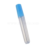 Plastic Sewing Needle Holder Storage Case, Needle Tube Toothpick Storage Organizer Box, Deep Sky Blue, 10cm(WG75435-03)