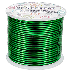 Round Aluminum Wire, Medium Sea Green, 12 Gauge, 2mm, about 98.42 Feet(30m)/roll(AW-BC0001-2mm-10)