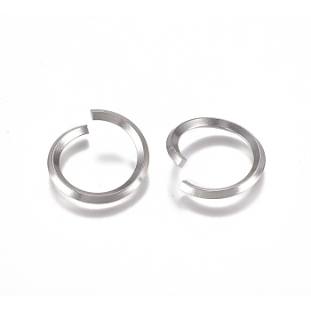 304 Stainless Steel Jump Rings, Open Jump Rings, Round Ring, Stainless Steel Color, 10 Gauge, 21x2.5mm, Inner Diameter: 16mm