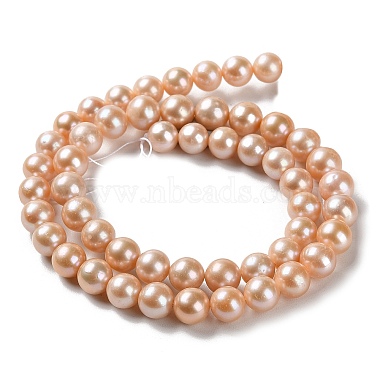 perles de nacre naturelle brins(PEAR-E018-24)-2