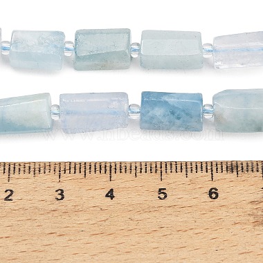 Aquamarin Perlenstr&auml;nge(G-F836-B10-01)-5