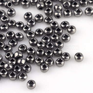 2mm DarkGray Glass Beads