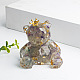 Natural Fluorite Crown Bear Display Decorations(WG56055-04)-1