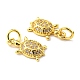 Rack Plating Brass Micro Pave Cubic Zirconia Charms(KK-D036-16G)-3