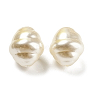 ABS Plastic Imitation Pearl Bead, Bicone, Beige, 24.5x21mm, Hole: 2.6mm, about 110pcs/500g(KY-C017-17A)