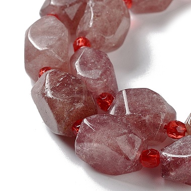 Natural Strawberry Quartz Beads Strands(G-C182-14-01)-4