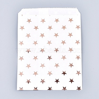 Экологичные пакеты из крафт-бумаги со звездным рисунком(AJEW-M207-G01-01)-2