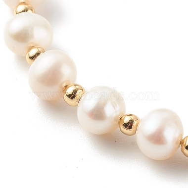 Round Natural Pearl Slide Bracelets(BJEW-JB06260-04)-2