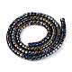 AB Color Plated Opaque Glass Beads Strands(GLAA-T026-2x4mm-P01)-2