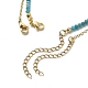 2Pcs 2 Style Natural & Synthetic Mixed Gemstone Chip Beaded Bib Necklaces Set(NJEW-TA00106)-4