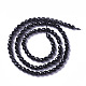 Natural Black Onyx Beads Strands(X-G-F596-28-3mm)-2
