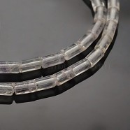 Column Natural Fluorite Beads Strands, 5x3mm, Hole: 0.5mm, about 78pcs/strand, 15.7 inch(G-N0153-63)
