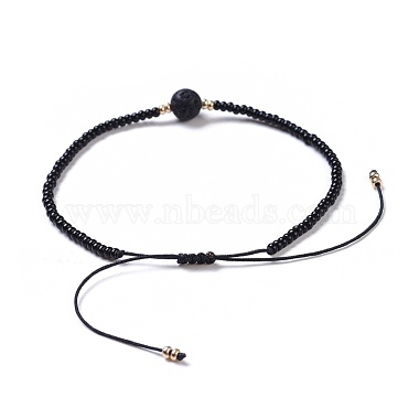 Nylon Thread Braided Beads Bracelets(BJEW-JB04346-01)-3