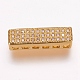 Brass Micro Pave Cubic Zirconia Pendants(ZIRC-E119-91G)-1