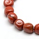 Nuggets Natural Red Jasper Beads Strands(G-P062-01)-3