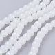 Imitation Jade Glass Round Beads Strands(X-DGLA-S076-8mm-21)-1