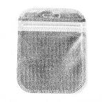 PET Resealable Bags, Zip Top Bags, Self Seal Bag, Rectangle, Silver, 10.9x8.5x0.15cm(OPP-WH0007-04B)