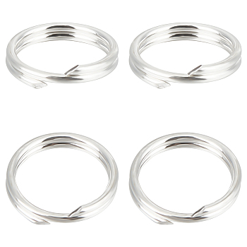 20Pcs 925 Sterling Silver Double Loop Jump Rings, Round Rings, Silver, 7x1mm, Inner Diameter: 5.5mm