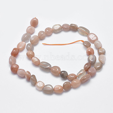 Natural Multi-Moonstone Beads Strands(X-G-F547-06-B)-2