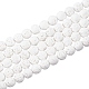 Brins de perles de pierre de lave synthétique(X-G-S247-6mm-08-1)-1