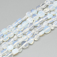Opalite Beads Strands, Tumbled Stone, Nuggets, 4~15x4~8x3~7mm, Hole: 1mm, about 40~70pcs/strand, 15.7 inch(G-S301-57)