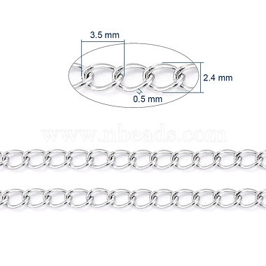 304 Stainless Steel Curb Chains(CHS-F006-04A-P)-3