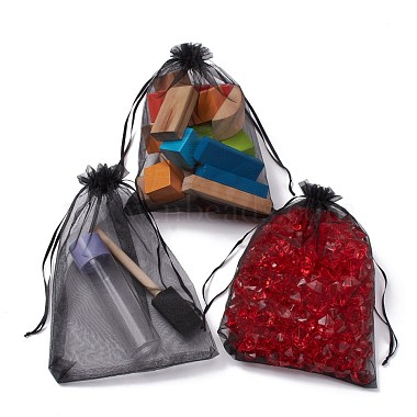 Organza Gift Bags with Drawstring(OP-R016-17x23cm-18)-4
