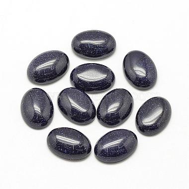 14mm Oval Blue Goldstone Cabochons