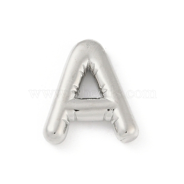 Platinum Letter A Brass Pendants