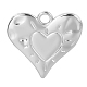 нержавеющая сталь сердца подвески(FIND-PW0011-042P)-1