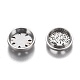 304 Stainless Steel Diffuser Locket Aromatherapy Essential Oil(AJEW-N025-07P)-3