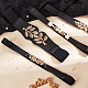 4Pcs 4 Style Imitation Leather Elastic Chain Belt(AJEW-GA0006-22B)-4