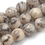 Natural Feldspar Beads Strands, Round, 10mm, Hole: 1mm, about 40pcs/strand, 15.7 inch(X-G-S259-26-10mm)