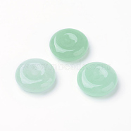 Natural Myanmar Jade/Burmese Jade Charms, Dyed, Donut/Pi Disc, Donut Width: 6.3mm, 14.5x5mm, Hole: 2mm(G-P334-06-14mm-C)