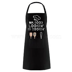 Polyester Apron, Daily Supplies, Rectangle, Word, 770x590mm(AJEW-WH0221-005)