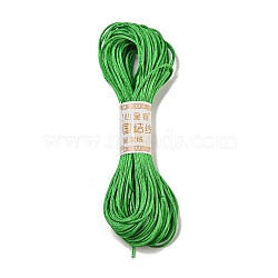 Polyester Embroidery Floss, Cross Stitch Threads, Green, 1.5mm, 20m/bundle(OCOR-C005-A17)