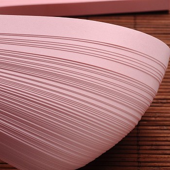 Quilling Paper Strips, Lavender Blush, 530x10mm, about 120strips/bag