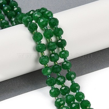 Natural Dyed White Jade Beads Strands(G-H057-A20-04)-2