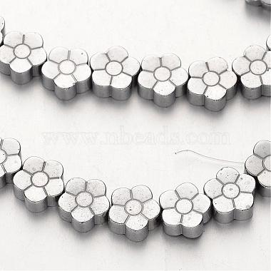 8mm Flower Non-magnetic Hematite Beads