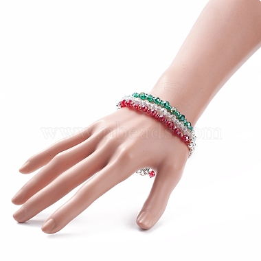 Bracelet multi-rangs en perles de verre(BJEW-TA00102)-4