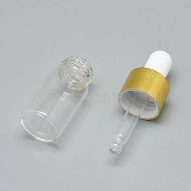 Pendentifs de bouteille de parfum à quartz rose naturel facetté(G-E556-11F)-4