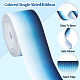 rubans gros-grain en polyester de couleur dégradée(OCOR-WH0047-20A)-4