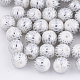 Perles en verre electroplate(X-EGLA-S178-07G)-1