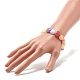 Candy Color Heart Beaded Stretch Bracelet for Women(BJEW-JB07631)-3