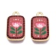 Printed Alloy Pendants(PALLOY-SZC0008-13B)-1