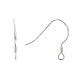 925 Sterling Silver Earring Hooks(X-STER-K167-049A-S)-2